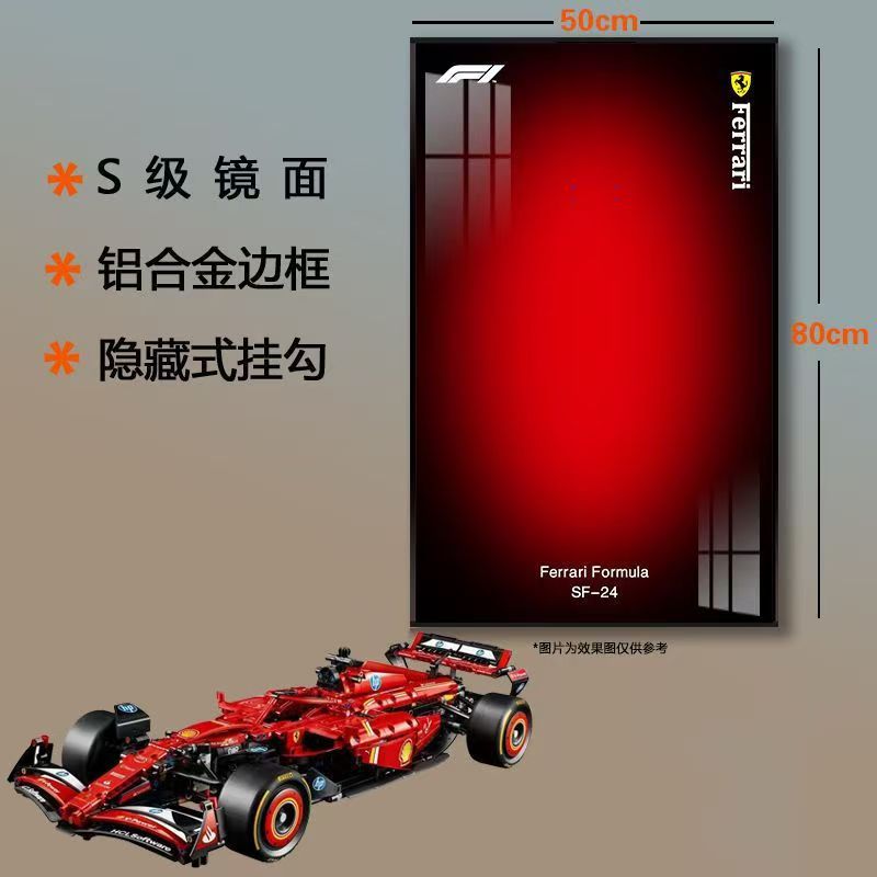 厚さ3.5CMの最新製品は、レゴ壁掛けビルディングブロックディスプレイフォトフレーム、メルセデスベンツAMGポルシェ吊り下げ額縁と互換性があります。