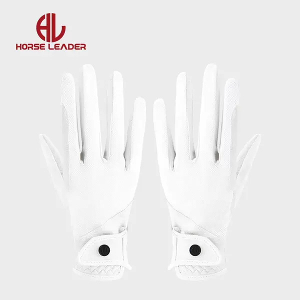 Horseleader Summer Kidsren's Equestrian Equipment Mesh Breathable Equestrian Gloves Adult Women's Riding Equipment Men's