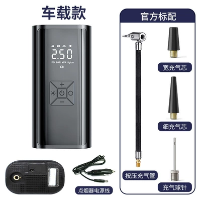 Car Air Pump Wireless Handheld Portable Small Electric Air Pump Car Tire Emergency Inflator Wholesale (Hava nasosu) - wired-car-model-12v-cigarette-lighter-power-supply