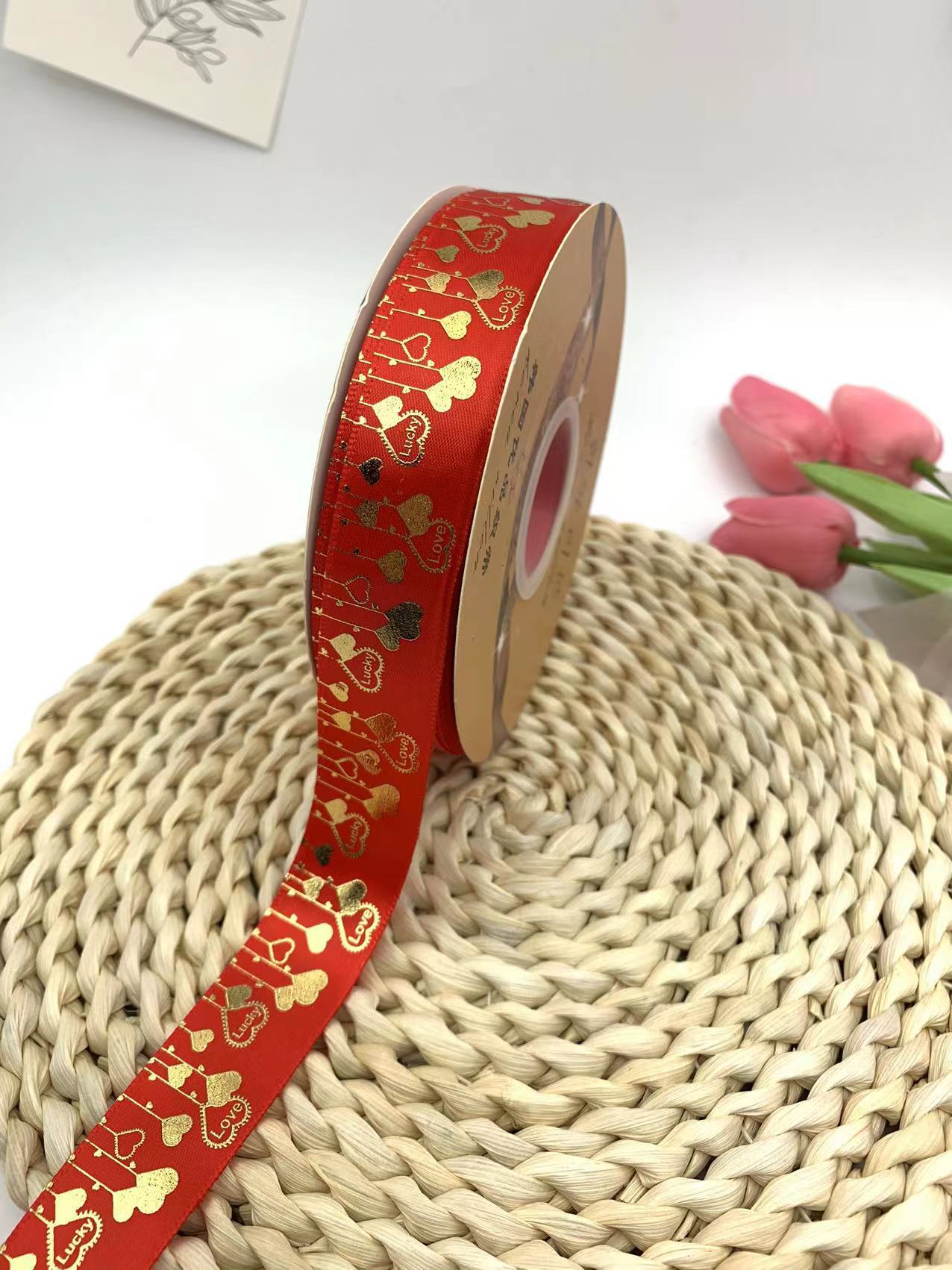 2023 nuevo amor bar bandeja hecha a mano cinta amor Meteor regalo caja embalaje cinta al por mayor