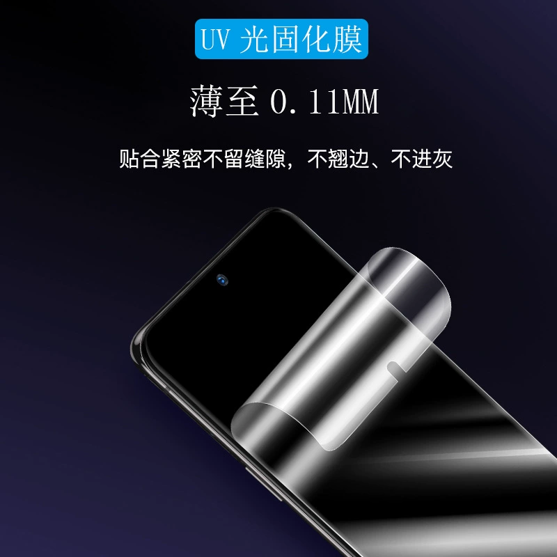 Подходит для Xiaomi 12X 12PRO UV-фиксированная пленка - закалённая UV-плёнка для оригинального устройства, высокая чёткость экрана
