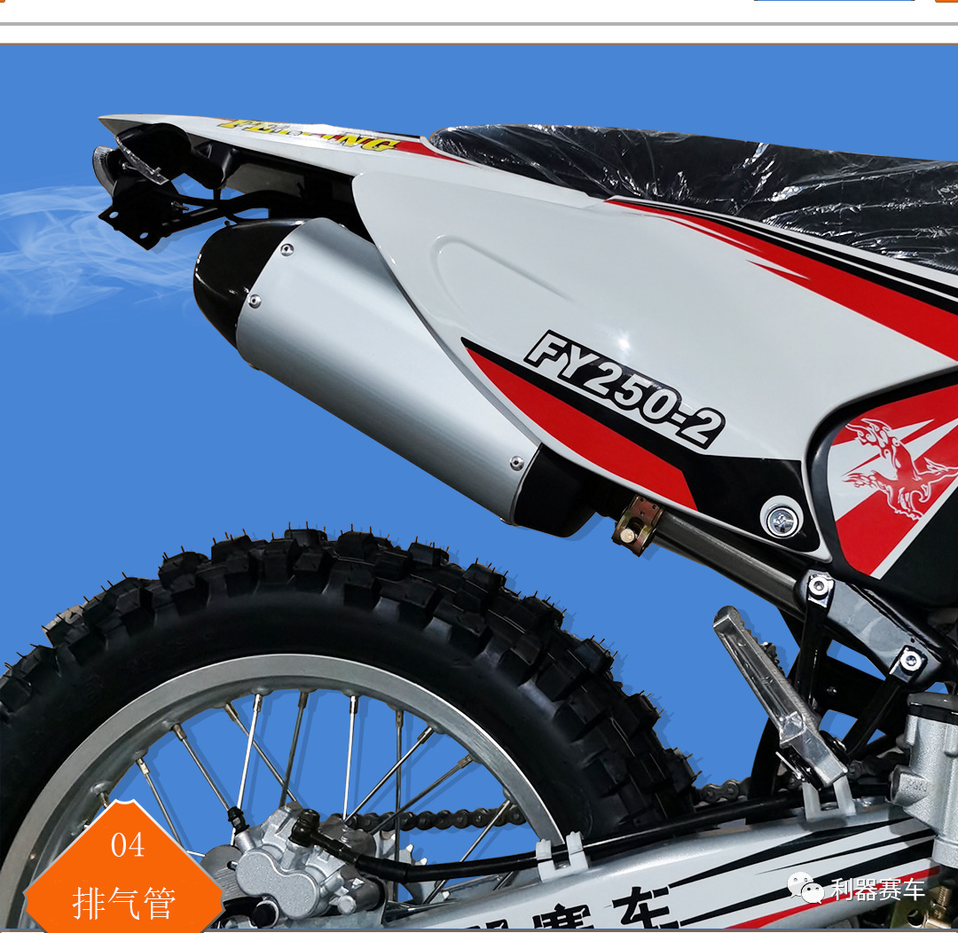 Sharp Racing Fy250-2 Off-Road Motorcycle Cb250 Engine Inverted Fork Shock Absorber with Headlight Mountain Trail Vehicle