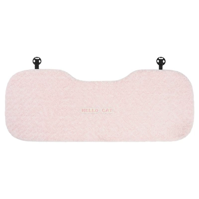 Seat cushion, seat cover Seat Cushion Cute Pink Cat - rabbit-fur-frosted-three-dimensional-cat-seat-cushion-pink-back-row