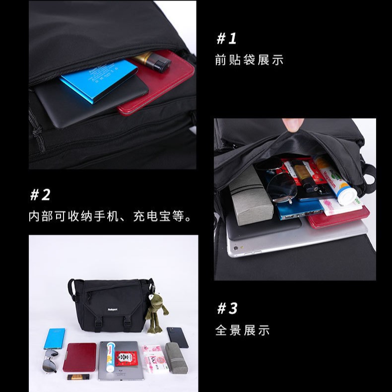 Primavera nueva bolsa de hombro de las mujeres pareja estudiante de gran capacidad bolsa de mensajero de moda ins bolsa de mensajero