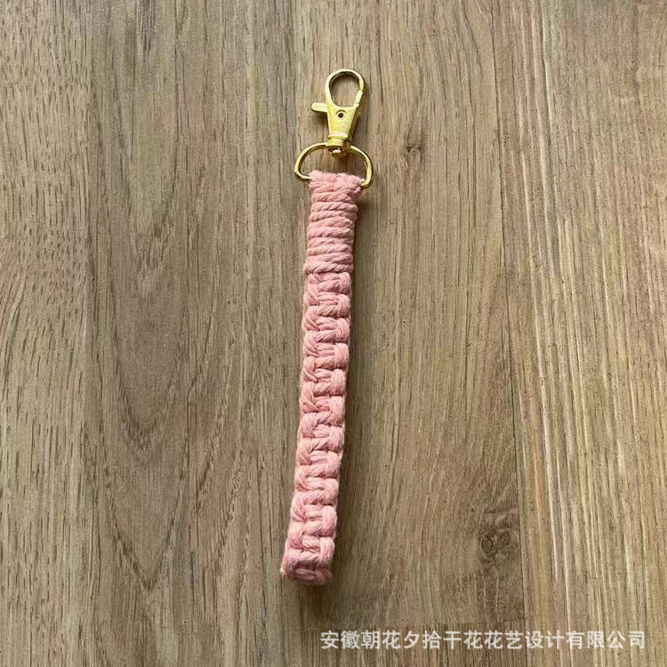 Llavero tejido a mano Nórdico tejido colgante bolsa colgante coche llavero lana llavero Navidad