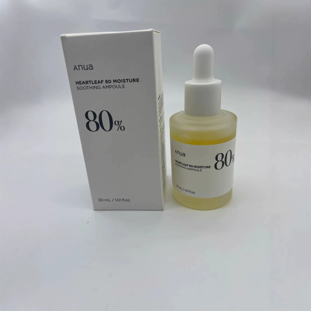 Эксклюзивная трансграничная увлажняющая эссенция Anua Houttuynia Cordata Heartleaf 80% успокаивающая ампульная эссенция для чувствительной кожи 30 мл