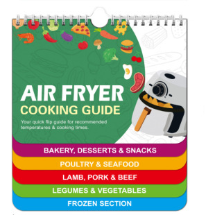 Cooking Timetable Refrigerator Magnet Pressure Cooker Air Fryer Frying Pan Ketone Magnetic Sticker Wall Calendar Type Soft Magnetic Recipe