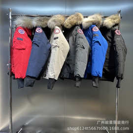 25秋冬款大鹅Chilliwa飞行员夹克02款连帽羽绒服户外男女同款外套