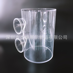 Transparent Round Tank Transparent Pressure Vessel Pressure Measuring Round Container Gas Test Container Round Tube Processing