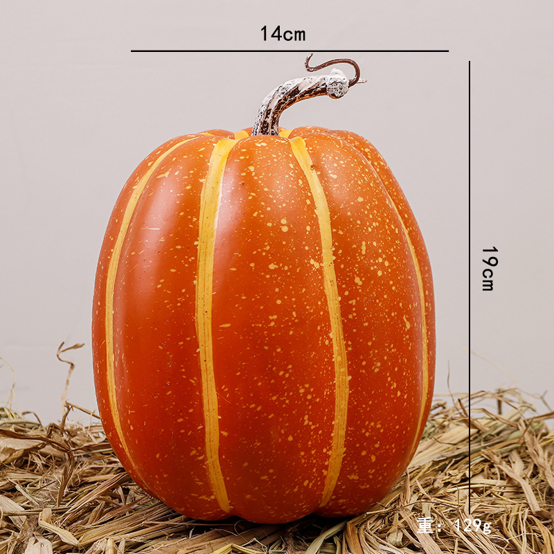 Simulación transfronteriza espuma calabaza modelo Halloween Acción de Gracias decoración de Navidad props disparo decoración de calabaza falsa image 39