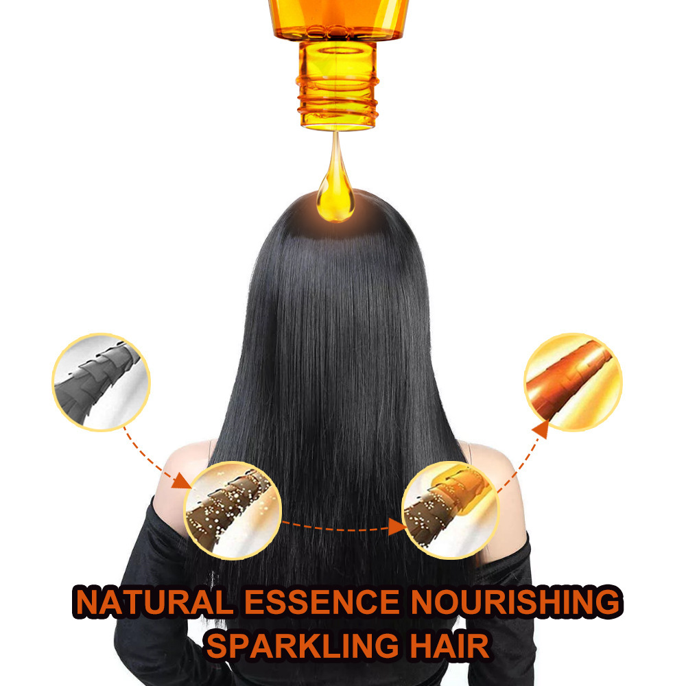 EELHOE hair care essential oil foreign trade cross-border frizzy nourishing hair oil smooth hair hair essential oil_voghion.com