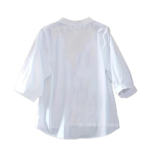 New  Summer Plus Size Women's Loose and Slimming Casual Embroidered Floral Literary Style Stylish Blouse