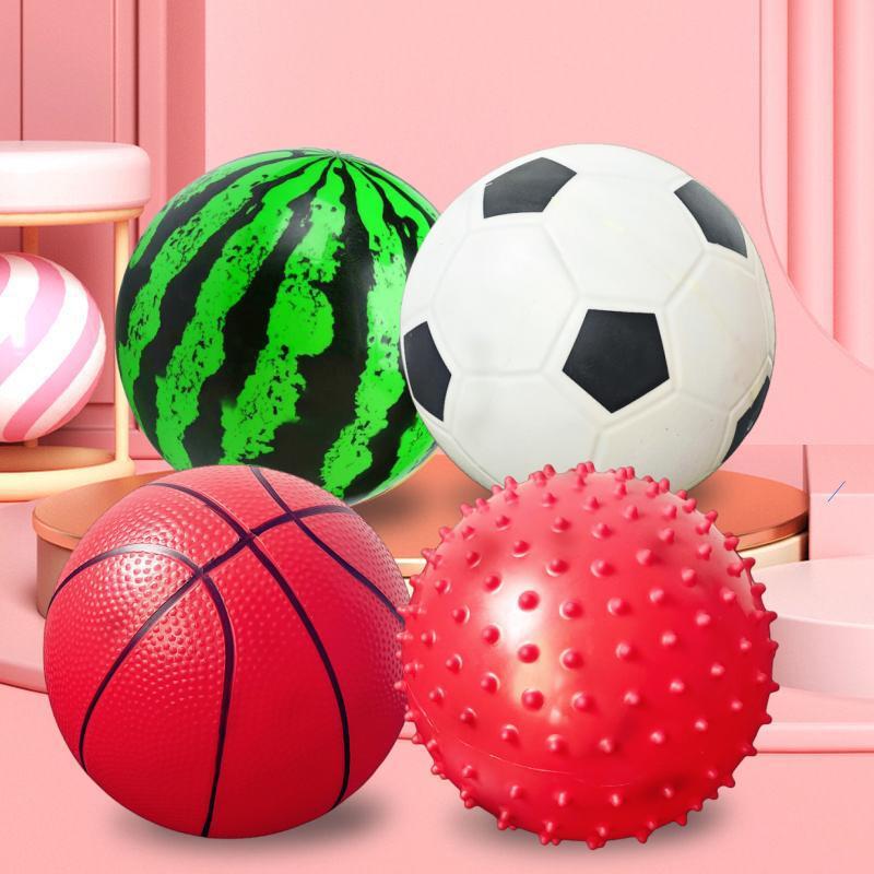 Ventas directas de fábrica Fútbol Baloncesto Bebé Elástico Bebé Pelota Juguetes Deportes Pelota Pequeña Regalo del Día del Niño