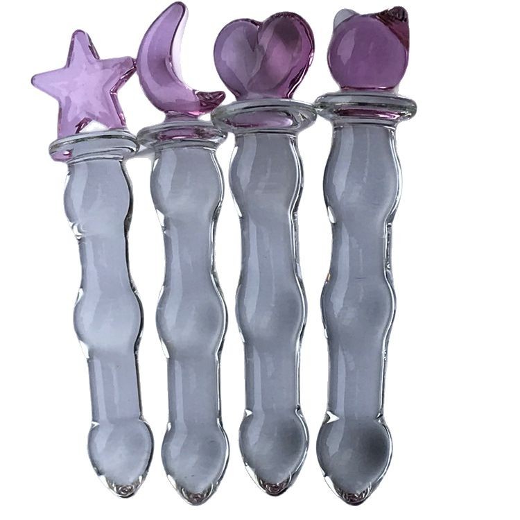 Juguetes sexuales femeninos masaje palo consolador anal plug masturbación simulación cristal pene juguetes adultos