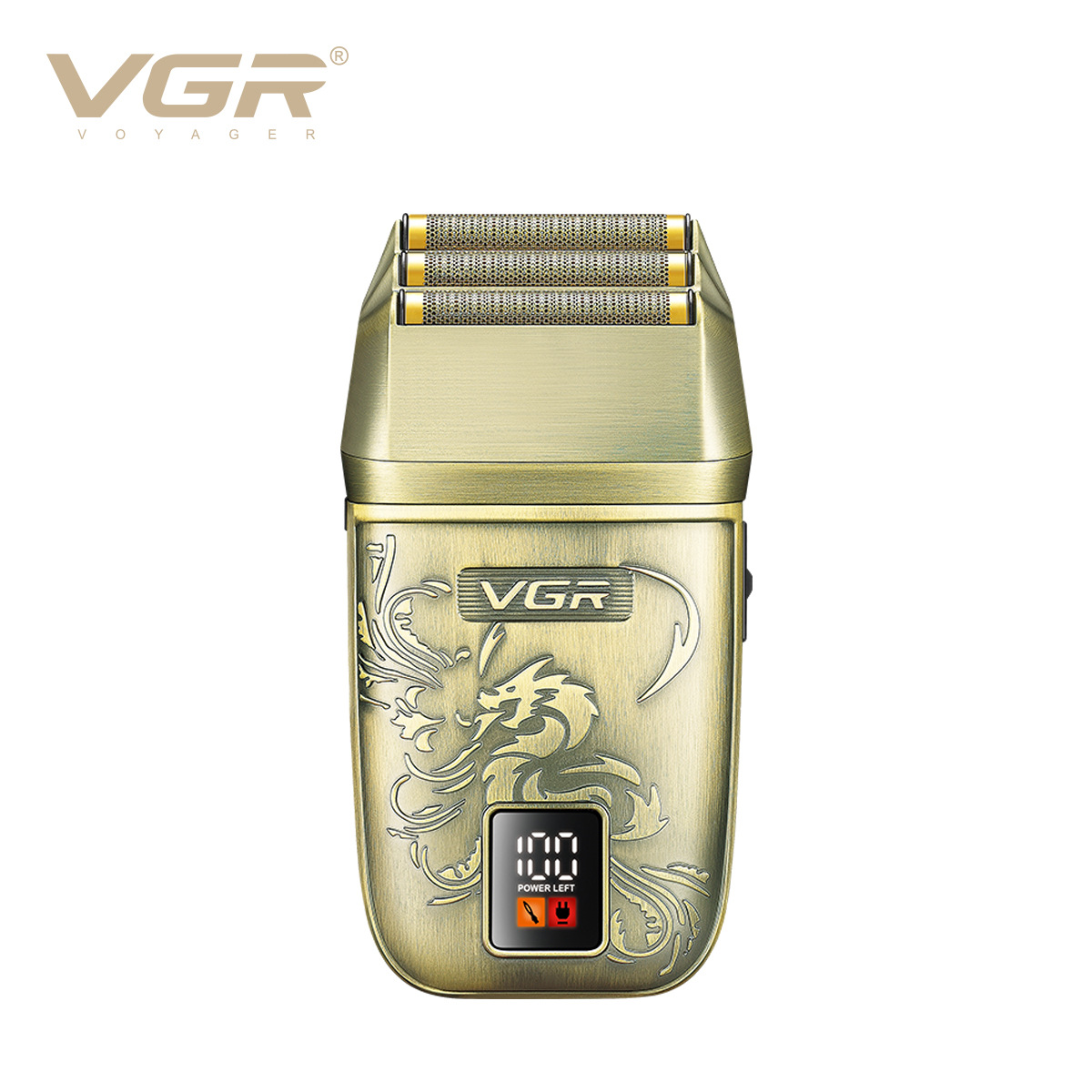 VGR349 Retro Style Reciprocating Shaver Cross Border Rechargeable Electric Shaver for Home Use Whitening And Brightening_voghion.com