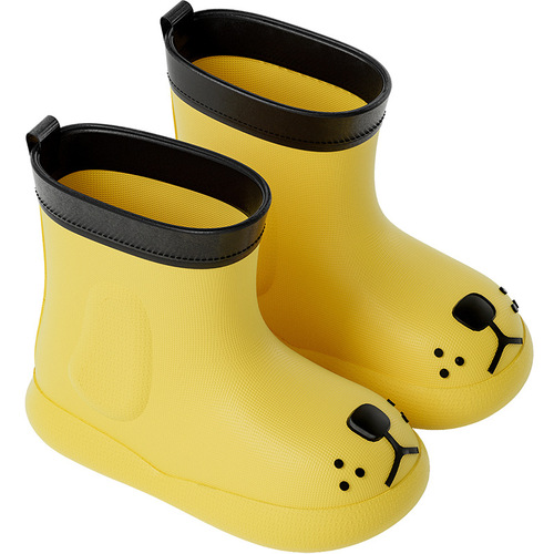 幸福玛丽儿童雨鞋防滑防水儿童雨鞋儿童宝宝水鞋小童中筒雨鞋
