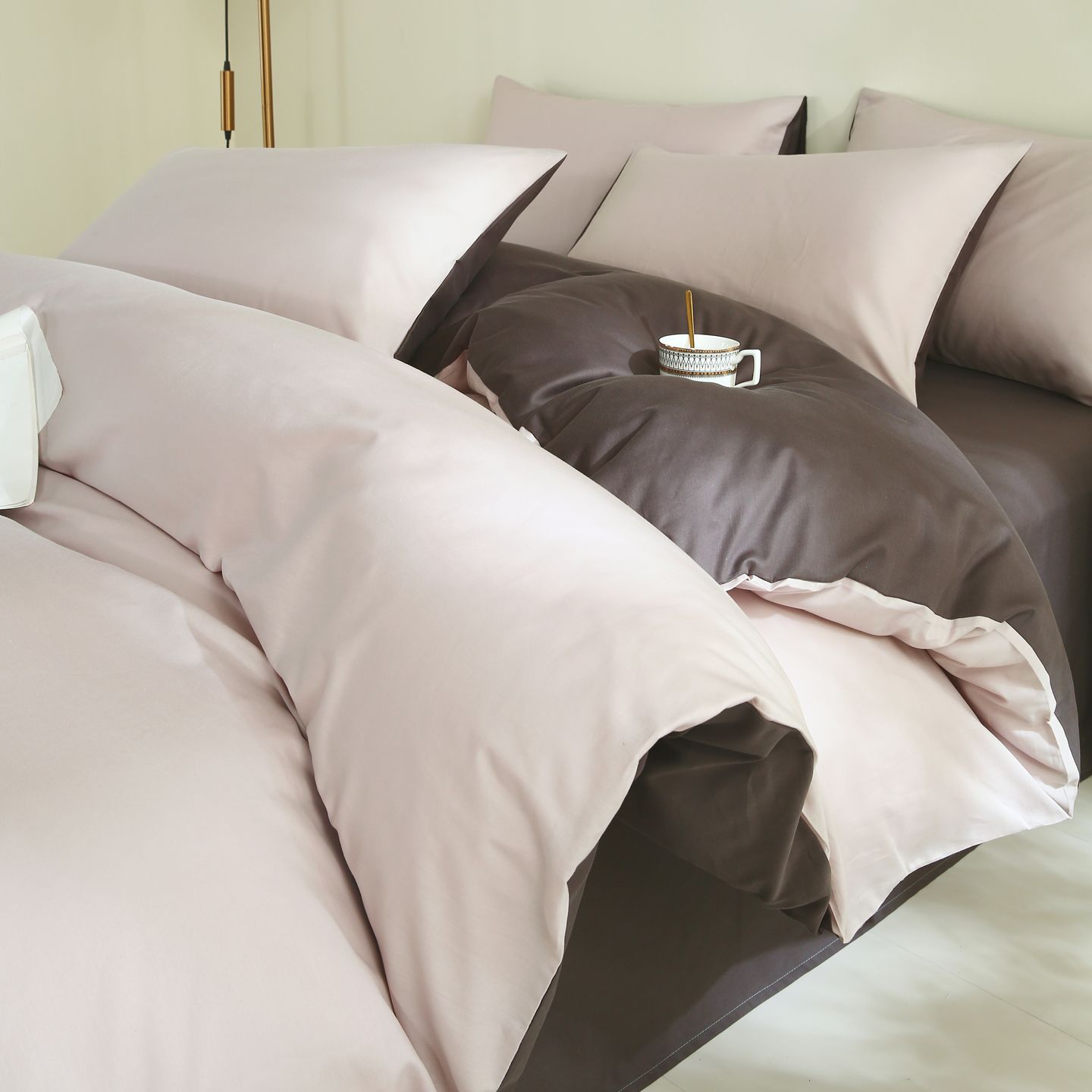 Cuatro piezas de ropa de cama cubierta sábanas de dormitorio de estudiantes cubierta sábanas de algodón único conjunto de tres piezas de invierno
