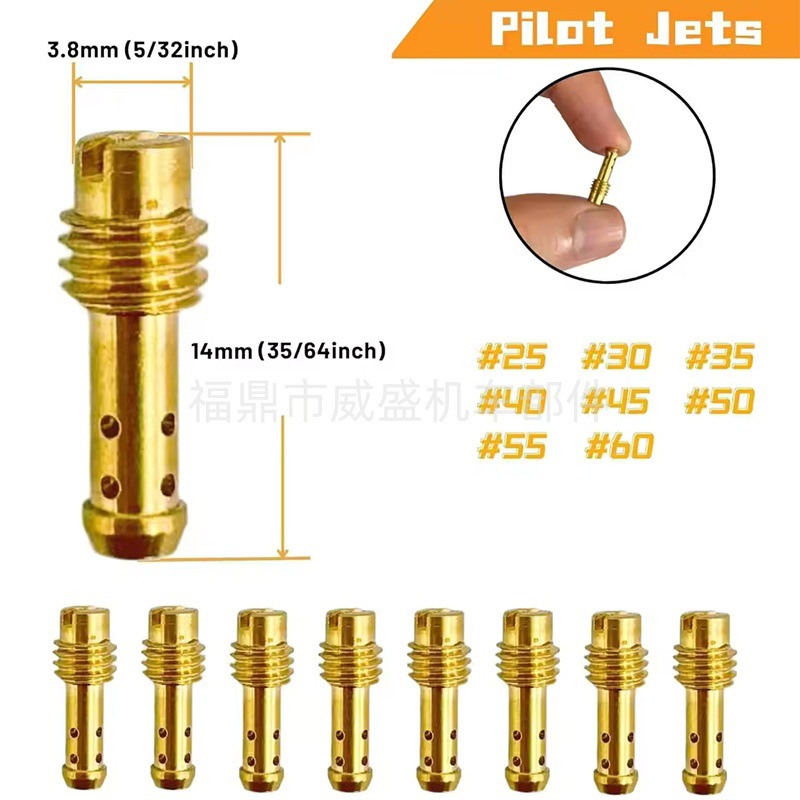 42Pcs suitable for Mikuni main and auxiliary fuel injectors N100.604 VM28/486 VM4/042 VM22/210