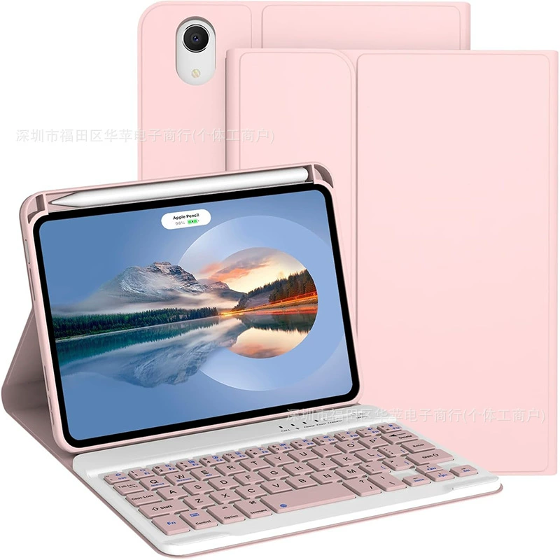 Совместимая беспроводная клавиатура для Apple, защитный чехол для маленького планшета, Bluetooth, 7 дюймов