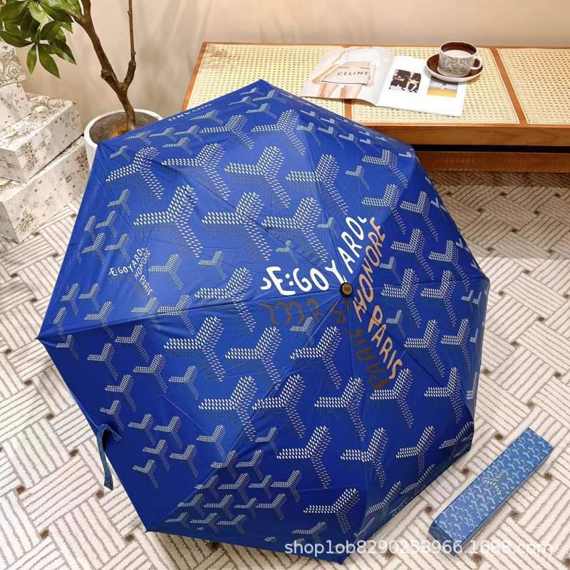 Goyard Goyardine Umbrella Blue