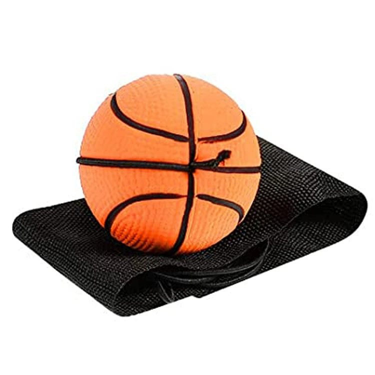 Гумовой пружинный мяч, игрушка для зала с верёвкой, 6 см