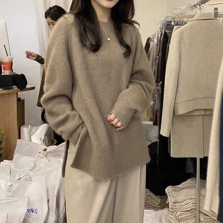 2023新型セーター女性秋冬スタイルのファッションカバー|undefined