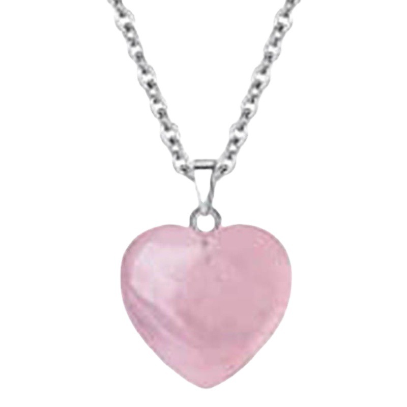 Cross-border Winding Crystal Hexagon Pendant Natural Stone Winding Crystal Necklace suit Foreign Trade Jewelry Wholesale
