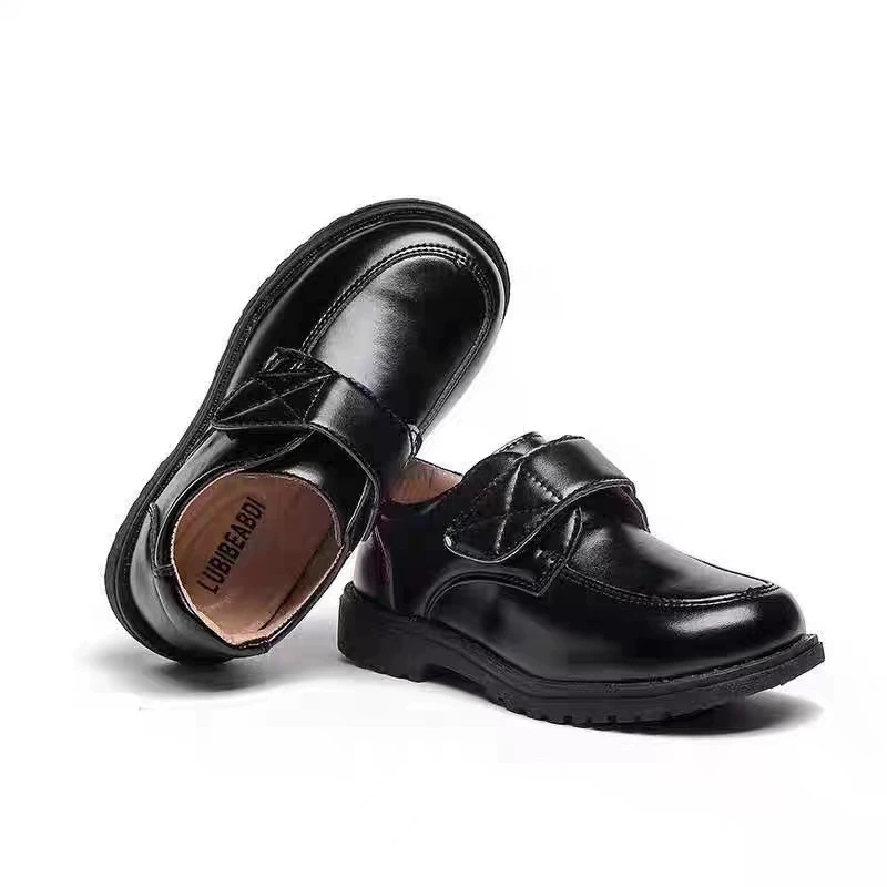 Черные кожаные туфли для девочек Белые туфли принцессы на мягкой подошве Летние женские сокровища Внешняя торговля танцевальные туфли для студентов Детская обувь