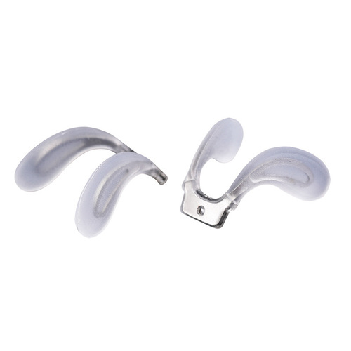 Glasses nose pad accessories saddle silicone screw type U-shaped insert all-in-one children's nose pad non-slip metal core soft