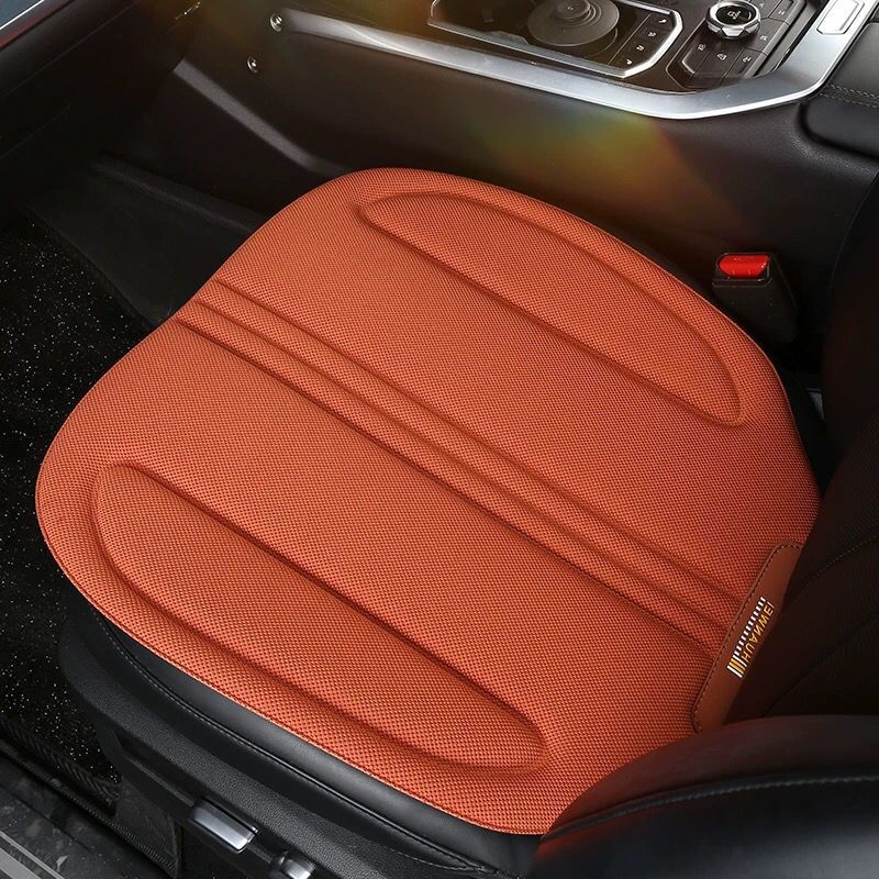 Universal – Car Seat Cushion Seat cushion, seat cover - orange-front-row-seat-cushion-single