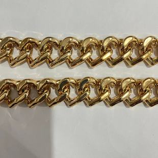 abs acrylic uv electroplated plastic love chain mobile phone case chain DIY jewelry accessories chain wholesale