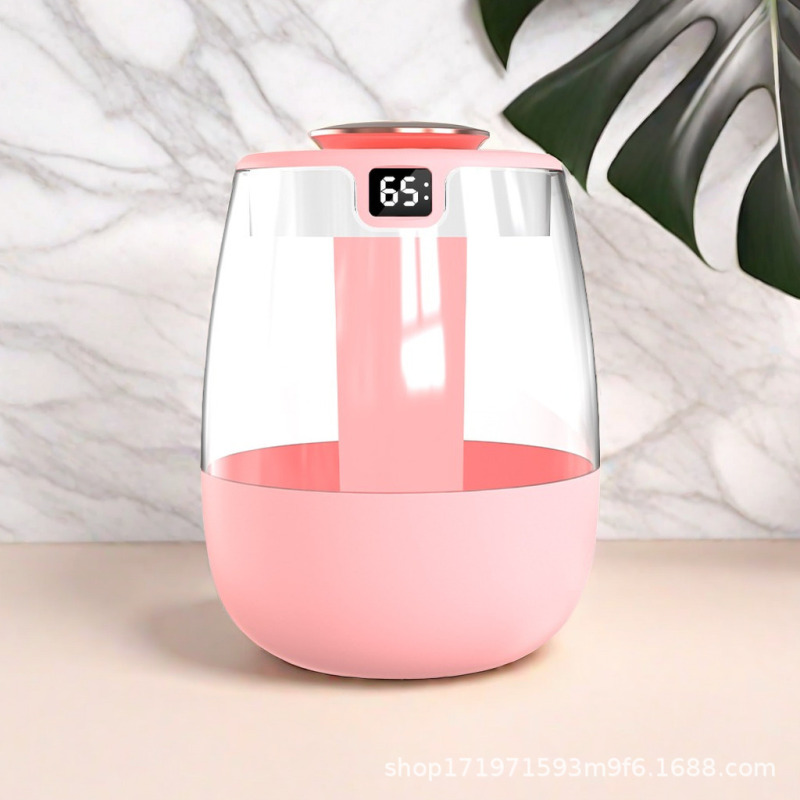 加湿器 USB デュアルスプレー寝室寮学生雰囲気ライトアロマセラピーデジタルディスプレイ加湿器超大霧スプレー|undefined