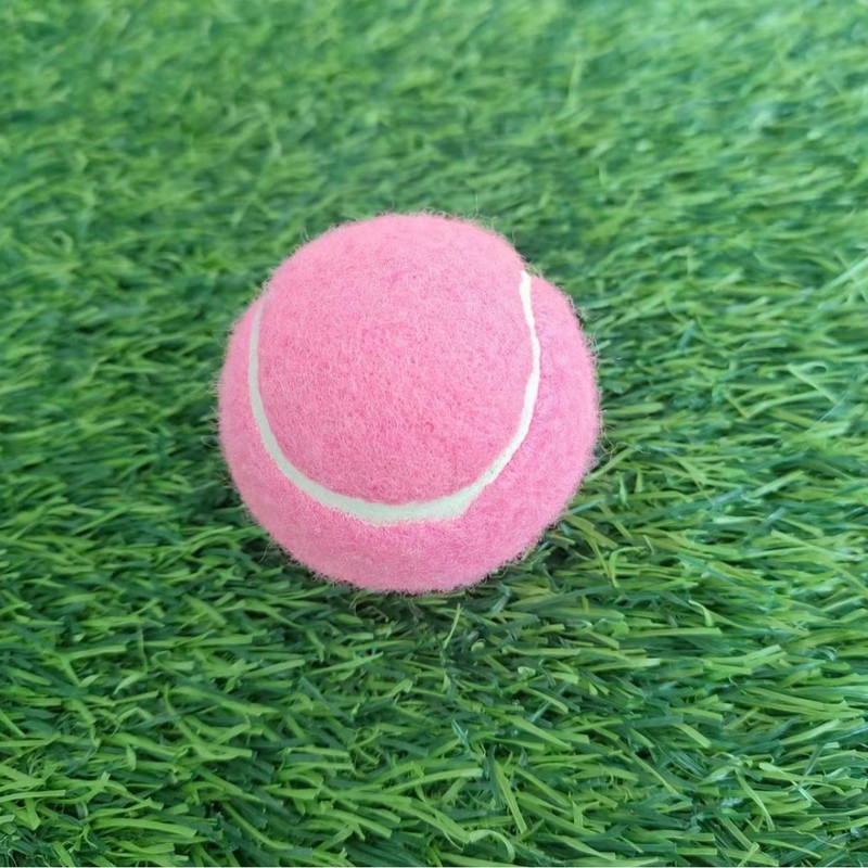 Junior durable pink training tennis 1.2 meters elastic color tennis without standard practice competition tennis in stock