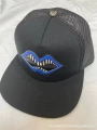 7 Black with Blue Brim