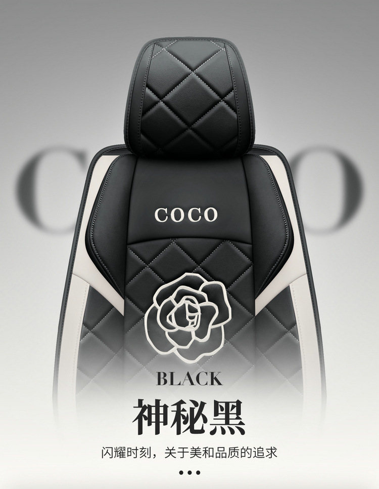 Factory Direct Sales Dropshipping All-Inclusive Leather Car Seat Cover Four-Season Universal Fully Surrounded Seat Cover Women's Seat Cushion
