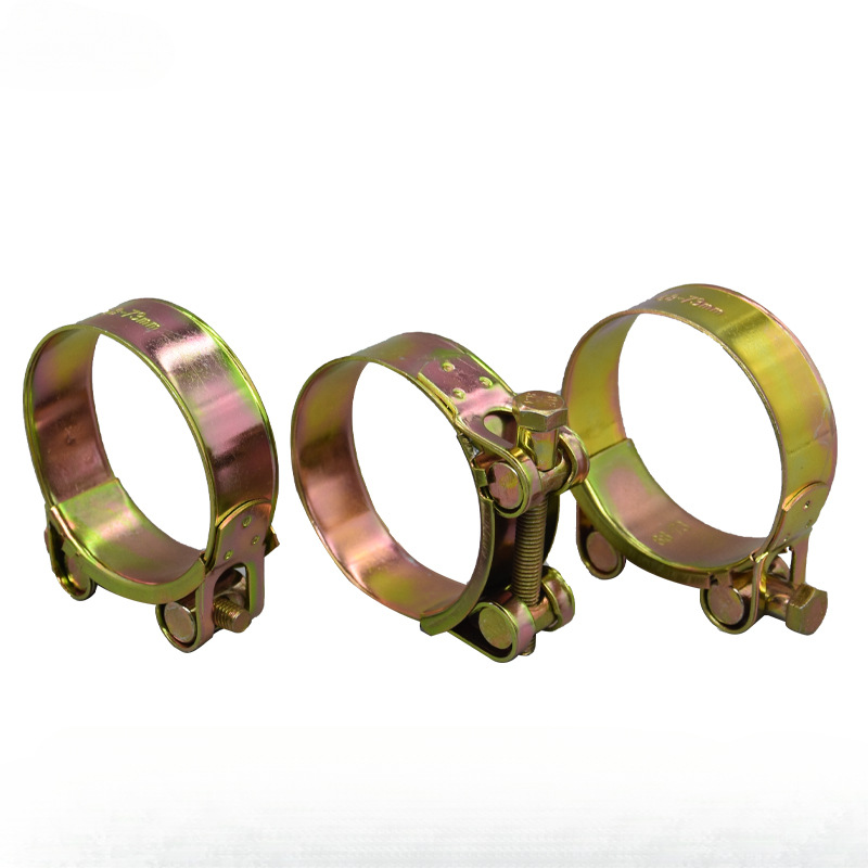 Tubería de aceite galvanizado de hierro de abrazadera de garganta fuerte tubería de agua de manguera de goma de acero inoxidable de bloqueo especial