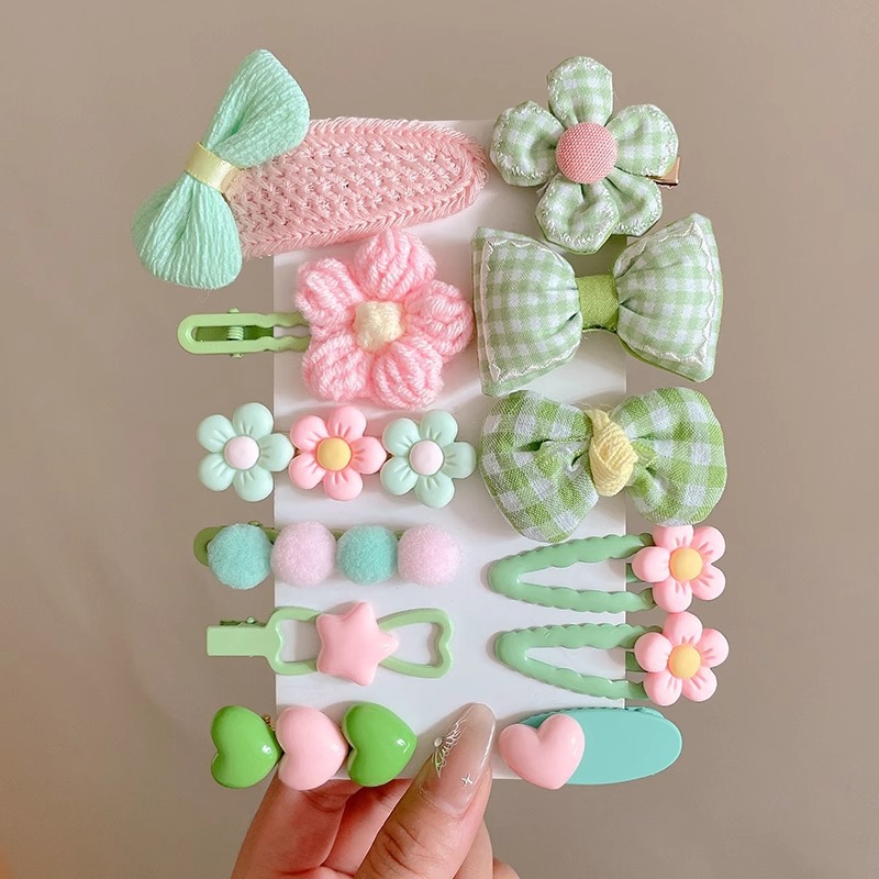 Clip de pelo de peluche clip lateral clip lateral clip para niños clip de cabello clip de frangeo 2025 nuevo bebé adorable adornamiento para el cabello