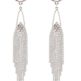 亚马逊wish精美长款流苏U型乳环 乳钉套装 胸环链条乳扣