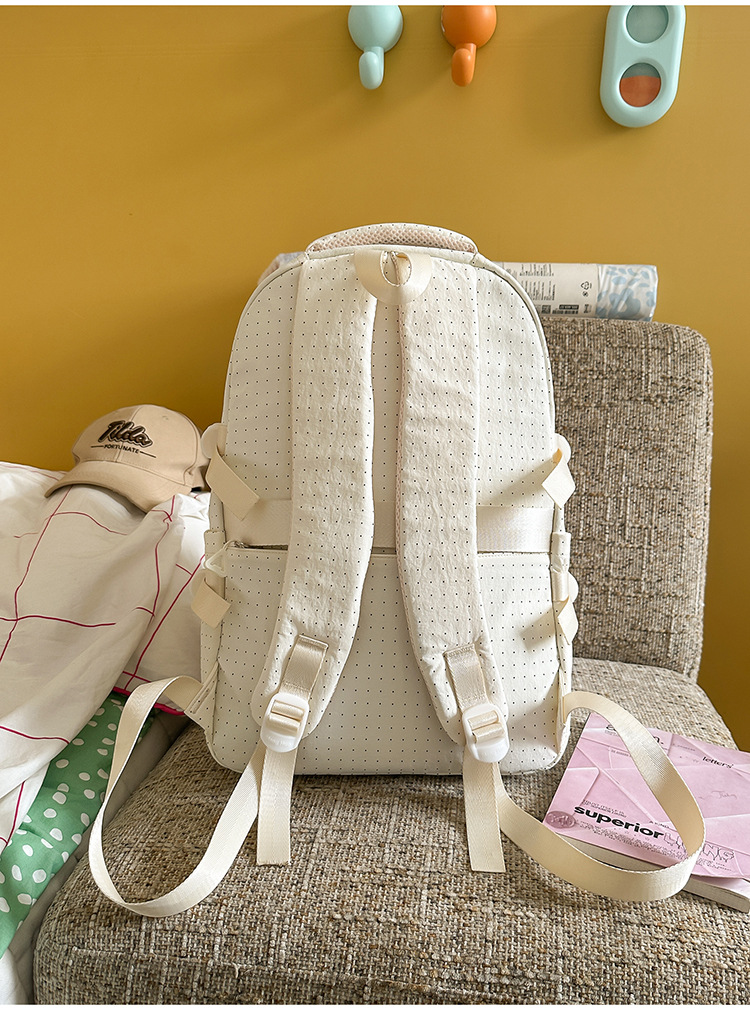 Herbst-Neukollektion Cartoon niedliche hochwertige Nylon großvolumige Rucksack für Schüler der Mittel- und Oberstufe Damen Pendler Doppelschulter-Rucksack