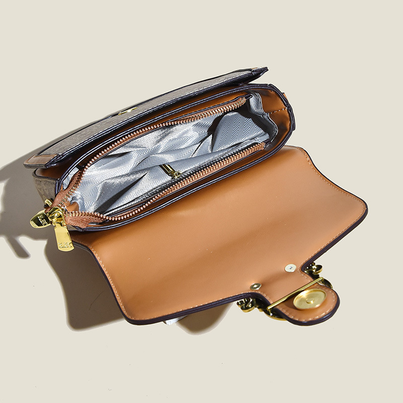 2023 Herbst Neue Live-Übertragung Beliebte Trendy Retro High-Level Umhängetasche Koreanische Satteltasche Unterarm Damentasche_voghion.com