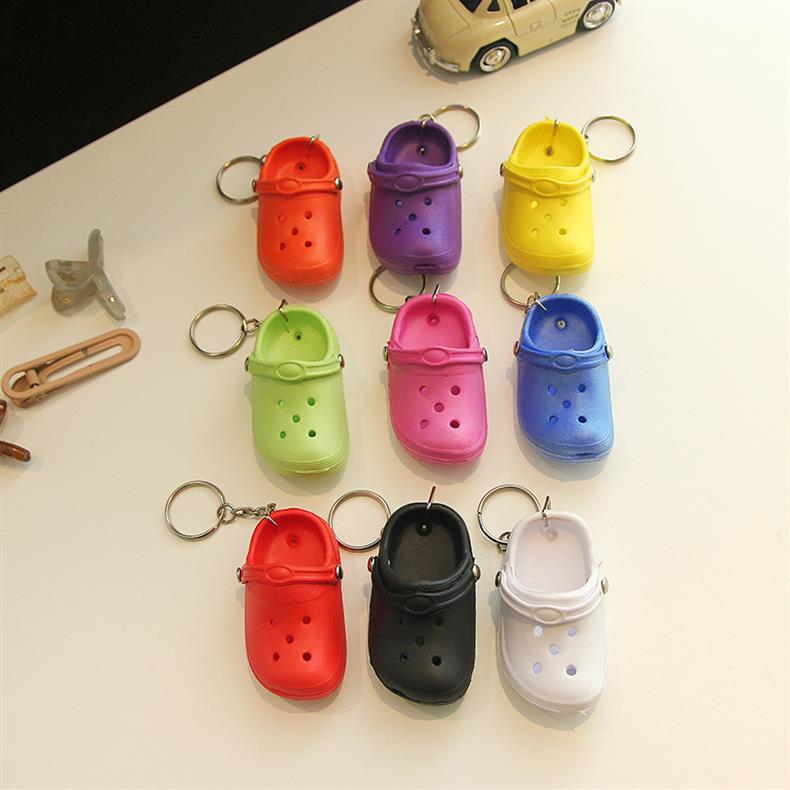 Cute Shoe Plastic Unisex Bag Pendant Keychain display picture 18