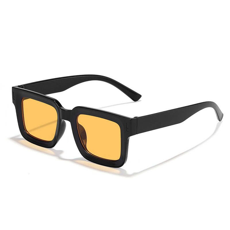 Marco negro brillante rodajas de naranja