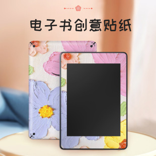 Amazon e-book KindlePaperwhite kindle3 4thouch sticker protective film oil painting sticker