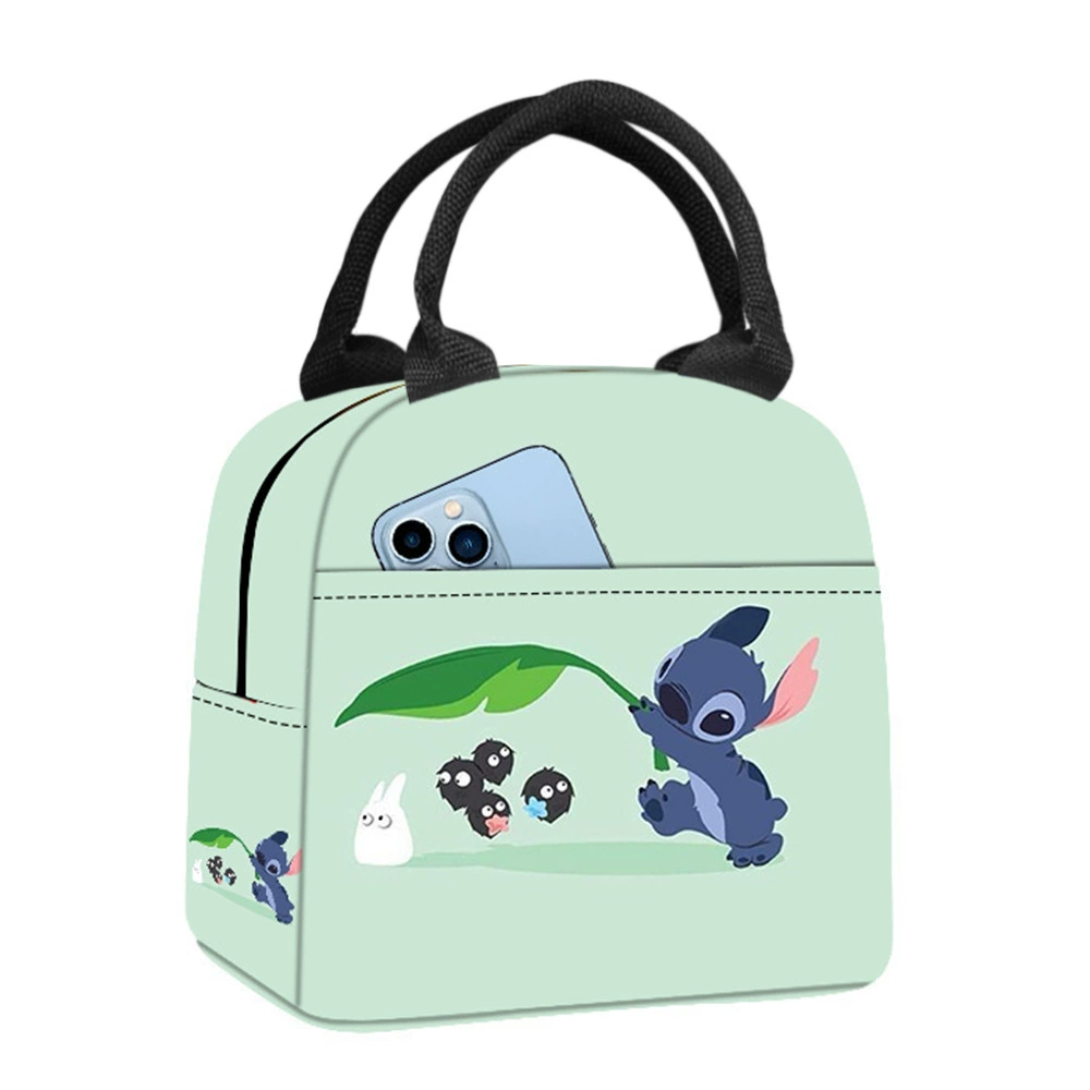 Ланч-баг Stitch: термоизолированная сумка для обеда, с алюминиевой фольгой, для школы и офиса