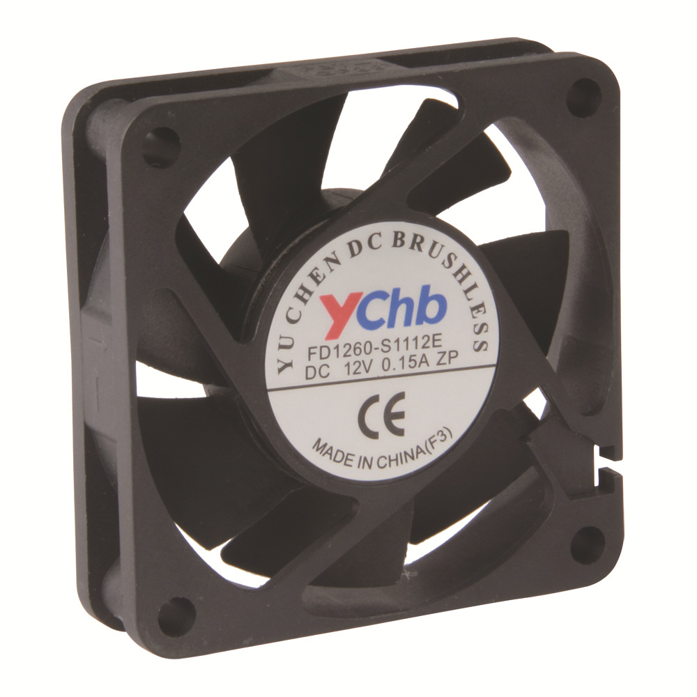 厂家直供禹臣慧博现货 60*60*15mm6015直流散热风扇液压滚珠轴承