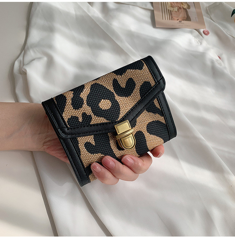 2021 wallet long buckle trifold leather bag Korean version of multicard clutch walletpicture33