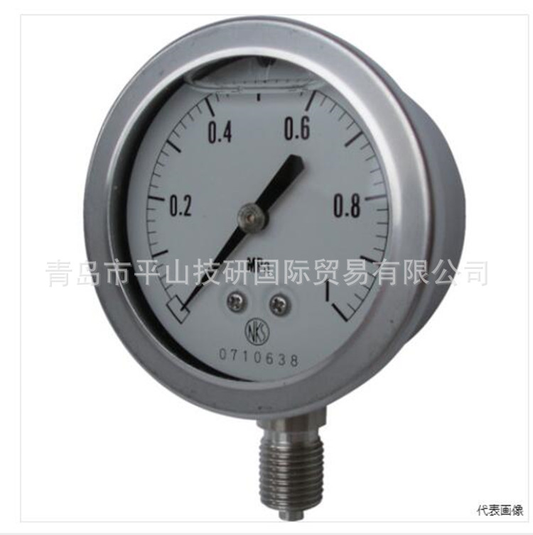 日本长野计器NKS压力表GV50-123-0.3MP，青岛市平山技研有限公司