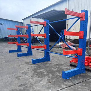 ✅ Cantilever Shelves Heavy-Duty Warehouse Storage Hardware Steel Pipes Aluminum Pipes Bracket Shelves Single and Double-Sided Fabric Panels