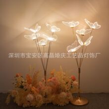 新款婚庆道具5头蝴蝶路引婚礼舞台场地场景布置活动氛围装饰用品