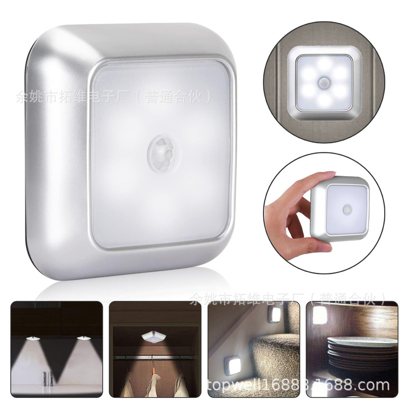 Creative patent human body induction night light Amazon recommend cabinet aisle night light smart home induction light Creative patent human body induction night light Amazon recommend cabinet aisle night light smart home induction light